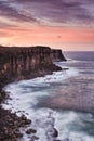 Sea N Head set cliffs vertical