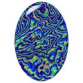 Sea Nacre virid Cabochon