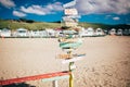 Sea netherlands sand lighthouse Royalty Free Stock Photo