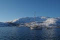 On the sea in North Norway