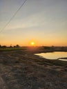 Landscape India cigrate smoke water pond