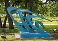 `The Sea` by Otello Guarducci in Arlington Sculpture Garden at Meadowbrook Park.