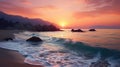 sea outdoor scenery sunrise landscape