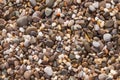 Sea pebble stones background beach rocks Royalty Free Stock Photo