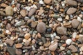 Sea pebble stones background beach rocks Royalty Free Stock Photo