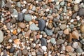 Sea pebble stones background beach rocks Royalty Free Stock Photo