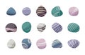 Sea pebbles. Smooth and natural river and ocen stones in various colors, shapes and sizes, perfect for decoration or