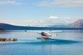 A sea-plane chartered for cargo to remote areas in the yukon