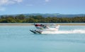 Sea Plane prepares to Take off Royalty Free Stock Photo