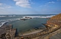 Sea pool, Summerleaze beach, Bude. Royalty Free Stock Photo