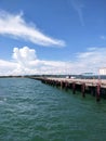 Sea port background Royalty Free Stock Photo