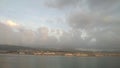 Sea, port city on coast. Palma-de-Mallorca, Spain