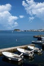 Sea port in city of Vrsar Royalty Free Stock Photo