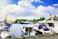 Sea Port in Soch Royalty Free Stock Photo