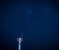 Sea radar at night Royalty Free Stock Photo