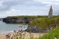 Sea rescue at ballybunion cliffs Royalty Free Stock Photo