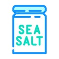 sea salt color icon vector illustration Royalty Free Stock Photo