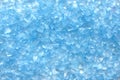 Sea salt crystals. Blue. Close up. Macro. Background. Useful mineral with healing and cosmetic properties. Close up. Royalty Free Stock Photo