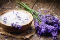 Sea salt and fresh lavender