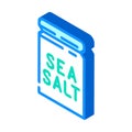 sea salt isometric icon vector illustration Royalty Free Stock Photo