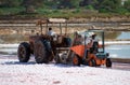 Sea salt production.