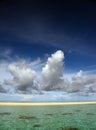 Sea, Sand and Clouds Royalty Free Stock Photo