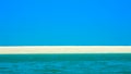 Sea sand and sky Willie Creek Western Australia