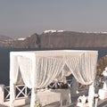 in the sea of santorini greece island europe anniversary and m