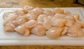 Sea scallops