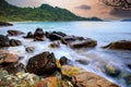 Sea scape of nhang oo phee island andaman sea myanmar Royalty Free Stock Photo