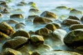 Sea scape with rocks Royalty Free Stock Photo