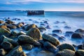 Sea scape with rocks Royalty Free Stock Photo