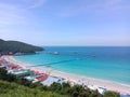 Sea scape view summer time at Koh Larn