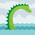 Sea Serpent Royalty Free Stock Photo