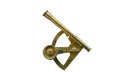 Sea sextant isolated on white background Royalty Free Stock Photo