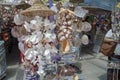 Sea shells handmade ornament handmade. Ayvalik was taken on the island of Cunda