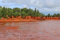 Sea shore of Rocky Point is a settlement in Prince Edward Island.