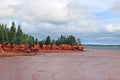 Sea shore of Rocky Point is a settlement in Prince Edward Island.