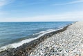 Sea shore smooth stones