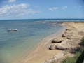 Sea of Sicily with the immensity of the sea to Marzameni in Italy.