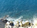 Sea and skala. Crimean landscape. Cape AI-Todor.