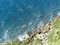 Sea and skala. Crimean landscape. Cape AI-Todor.