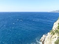 Sea and skala. Crimean landscape. Cape AI-Todor.