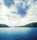 Sea, sky and land. Thailand nature Royalty Free Stock Photo