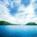 Sea, sky and land. Thailand nature Royalty Free Stock Photo