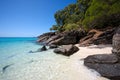 Beach on Whitsunday Island Royalty Free Stock Photo