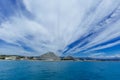 Sea and sky summer landscape, Marina Baie des Anges, Villeneuve Loubet, France