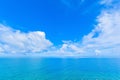 Sea and sky in tropical island