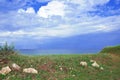 Sea Sky View Landscape from Top Bulgaria Stock Photo Colorful