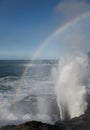 Sea Spray Rainbow Royalty Free Stock Photo